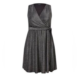 Torrid Silver Sleeveless Dress